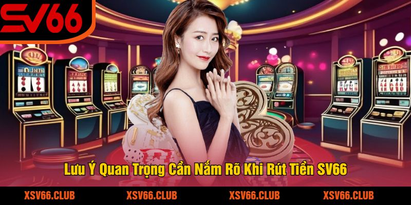 Lưu Ý Quan Trọng Cần Nắm Rõ Khi Rút Tiền SV66